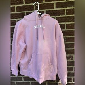 Glossier Soft Pink Sweatshirt